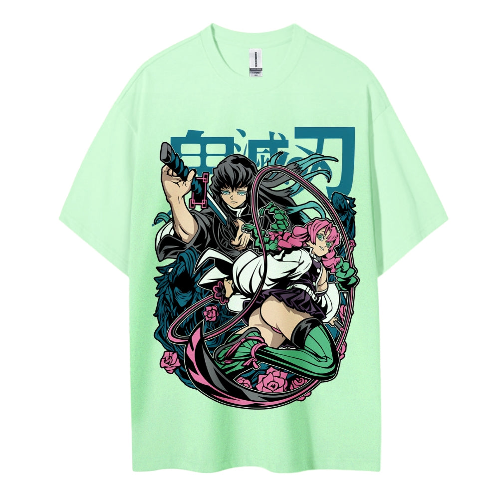 Demon Slayer Cotton Unisex Crew Neck Anime T-Shirt