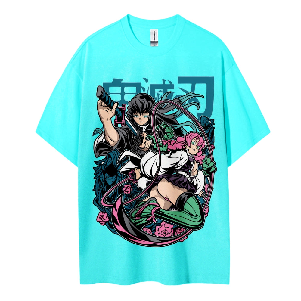 Demon Slayer Cotton Unisex Crew Neck Anime T-Shirt