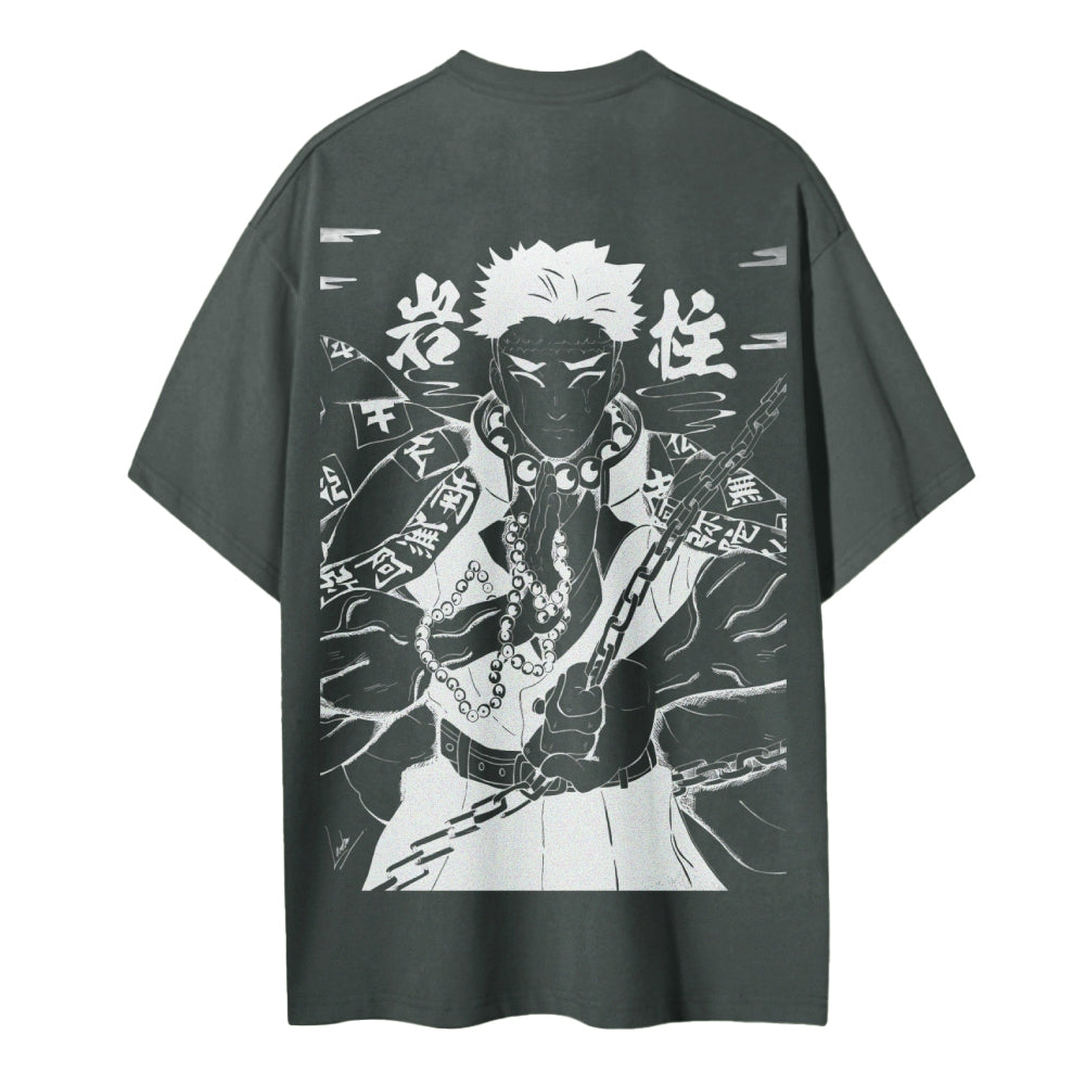 Demon Slayer: Kimetsu no Yaiba - Cotton Unisex Crew Neck Anime T-Shirt