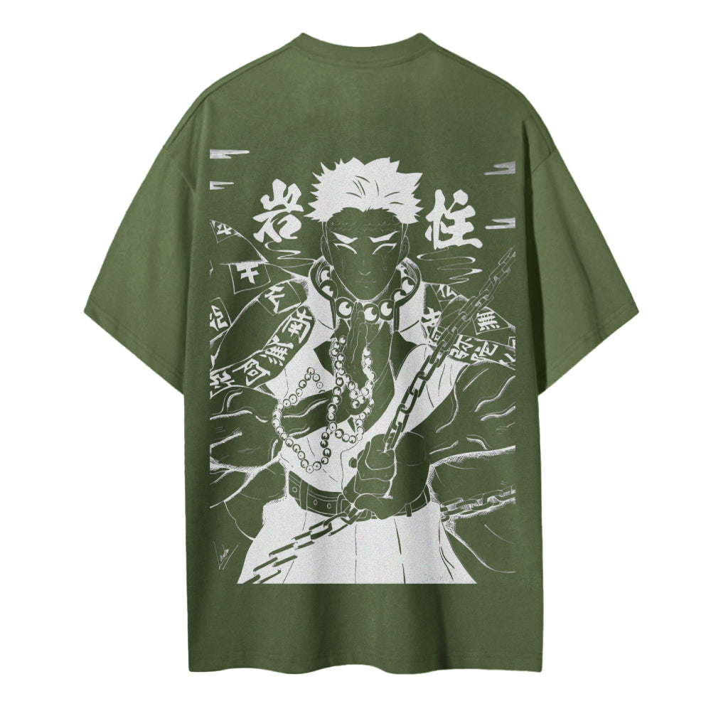 Demon Slayer: Kimetsu no Yaiba - Cotton Unisex Crew Neck Anime T-Shirt