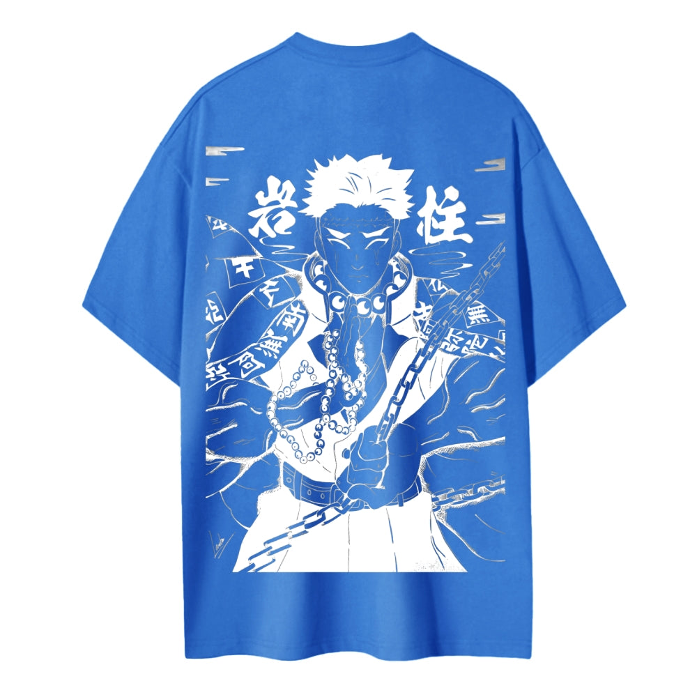 Demon Slayer: Kimetsu no Yaiba - Cotton Unisex Crew Neck Anime T-Shirt