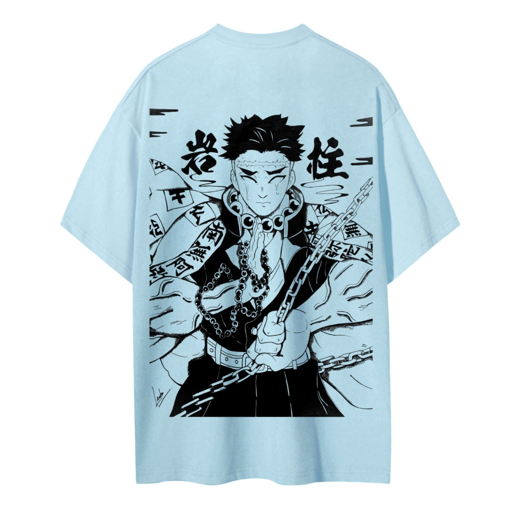 Demon Slayer: Kimetsu no Yaiba - Cotton Unisex Crew Neck Anime T-Shirt