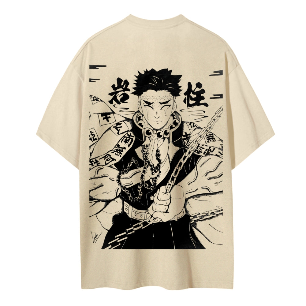 Demon Slayer: Kimetsu no Yaiba - Cotton Unisex Crew Neck Anime T-Shirt