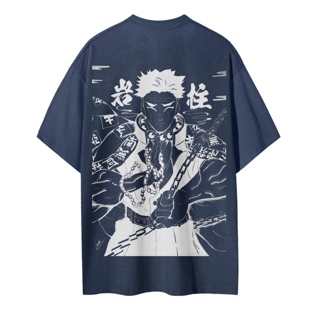 Demon Slayer: Kimetsu no Yaiba - Cotton Unisex Crew Neck Anime T-Shirt