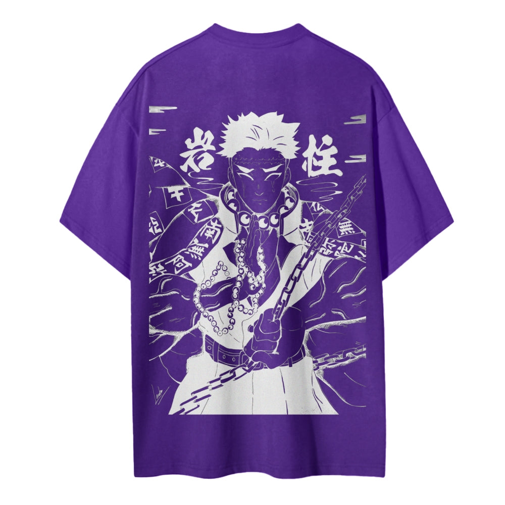 Demon Slayer: Kimetsu no Yaiba - Cotton Unisex Crew Neck Anime T-Shirt