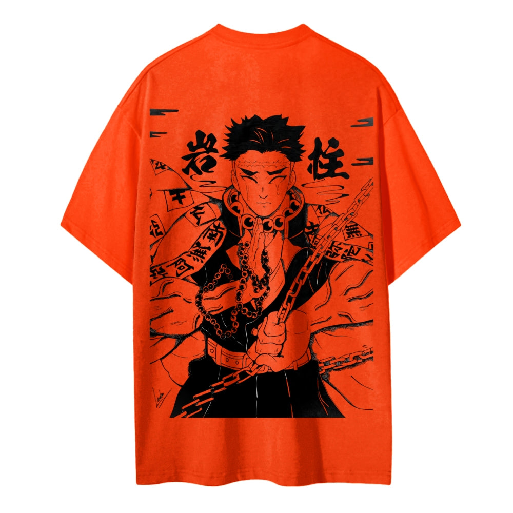 Demon Slayer: Kimetsu no Yaiba - Cotton Unisex Crew Neck Anime T-Shirt