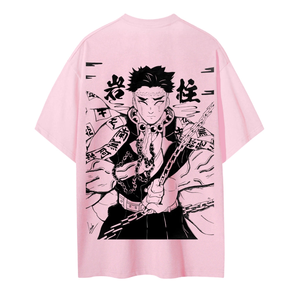 Demon Slayer: Kimetsu no Yaiba - Cotton Unisex Crew Neck Anime T-Shirt