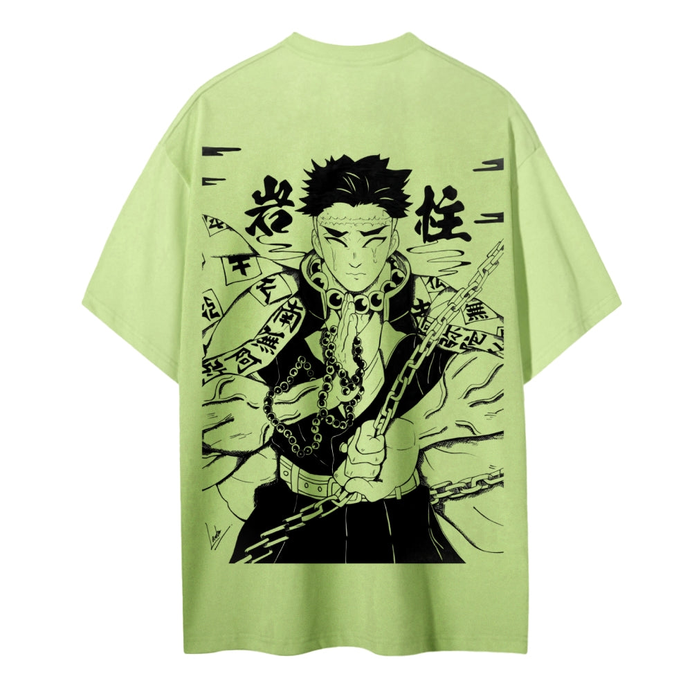 Demon Slayer: Kimetsu no Yaiba - Cotton Unisex Crew Neck Anime T-Shirt