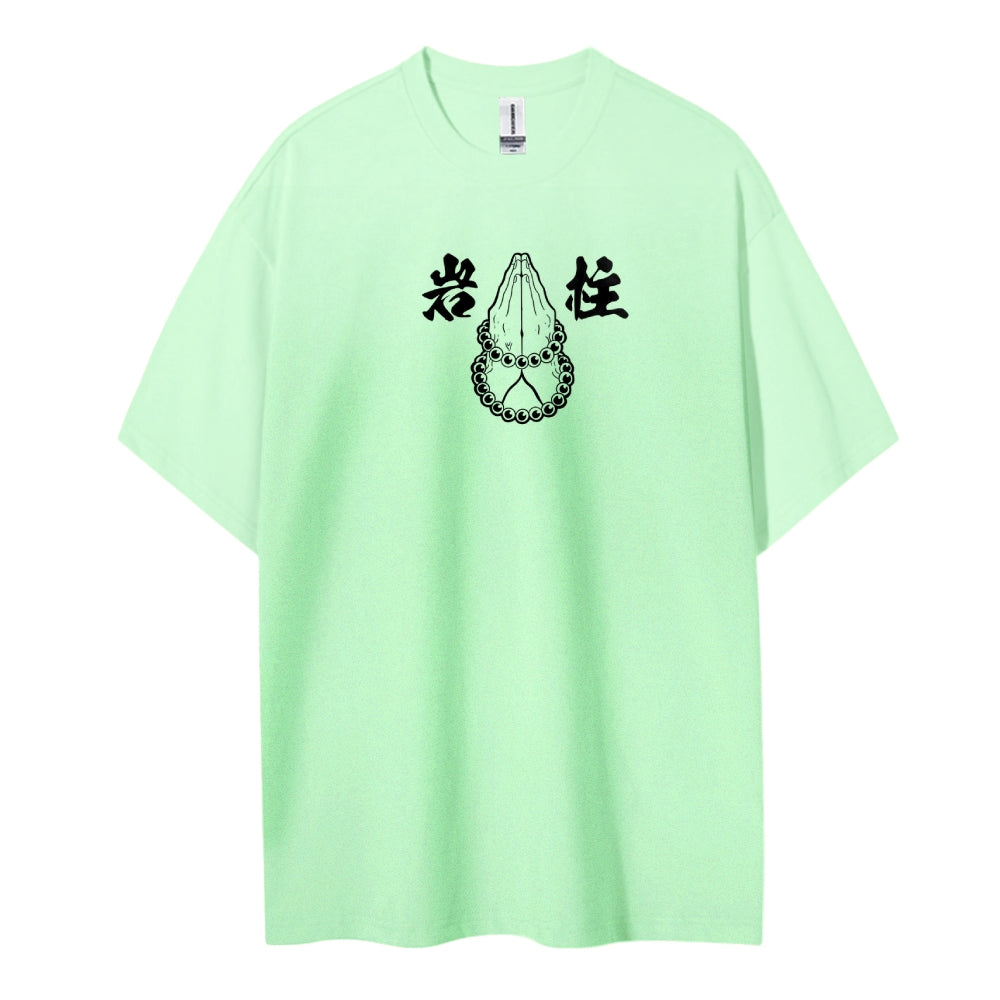 Demon Slayer: Kimetsu no Yaiba - Cotton Unisex Crew Neck Anime T-Shirt