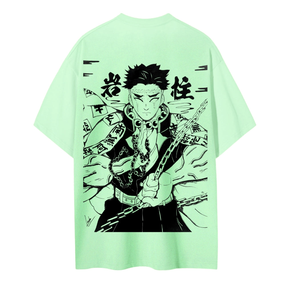 Demon Slayer: Kimetsu no Yaiba - Cotton Unisex Crew Neck Anime T-Shirt