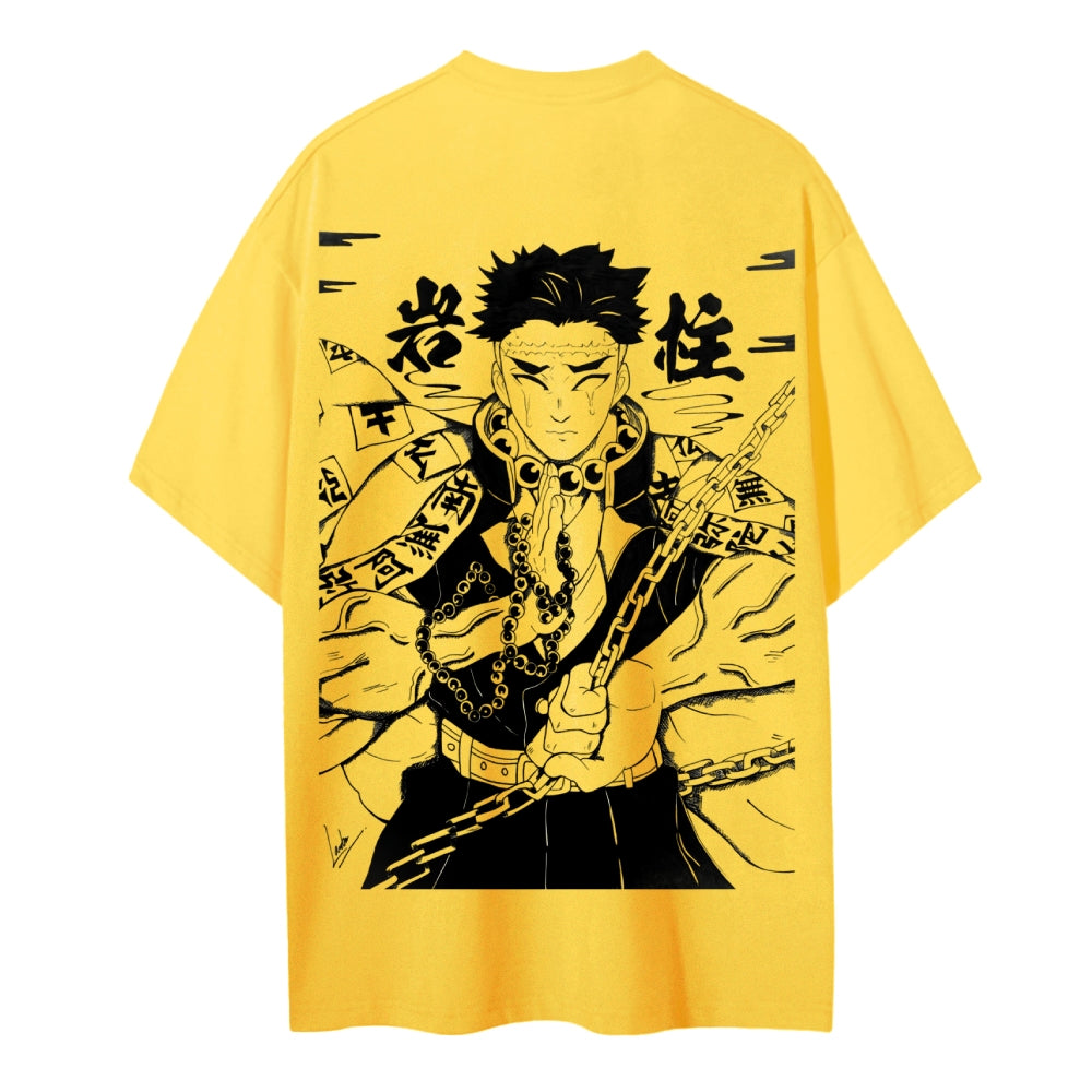 Demon Slayer: Kimetsu no Yaiba - Cotton Unisex Crew Neck Anime T-Shirt