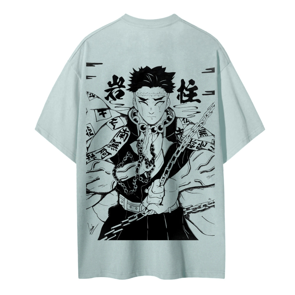 Demon Slayer: Kimetsu no Yaiba - Cotton Unisex Crew Neck Anime T-Shirt