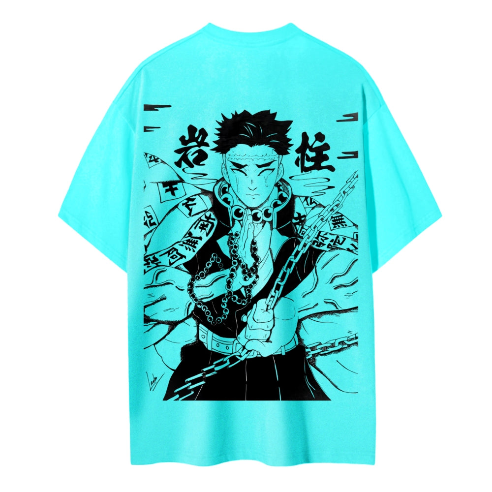 Demon Slayer: Kimetsu no Yaiba - Cotton Unisex Crew Neck Anime T-Shirt