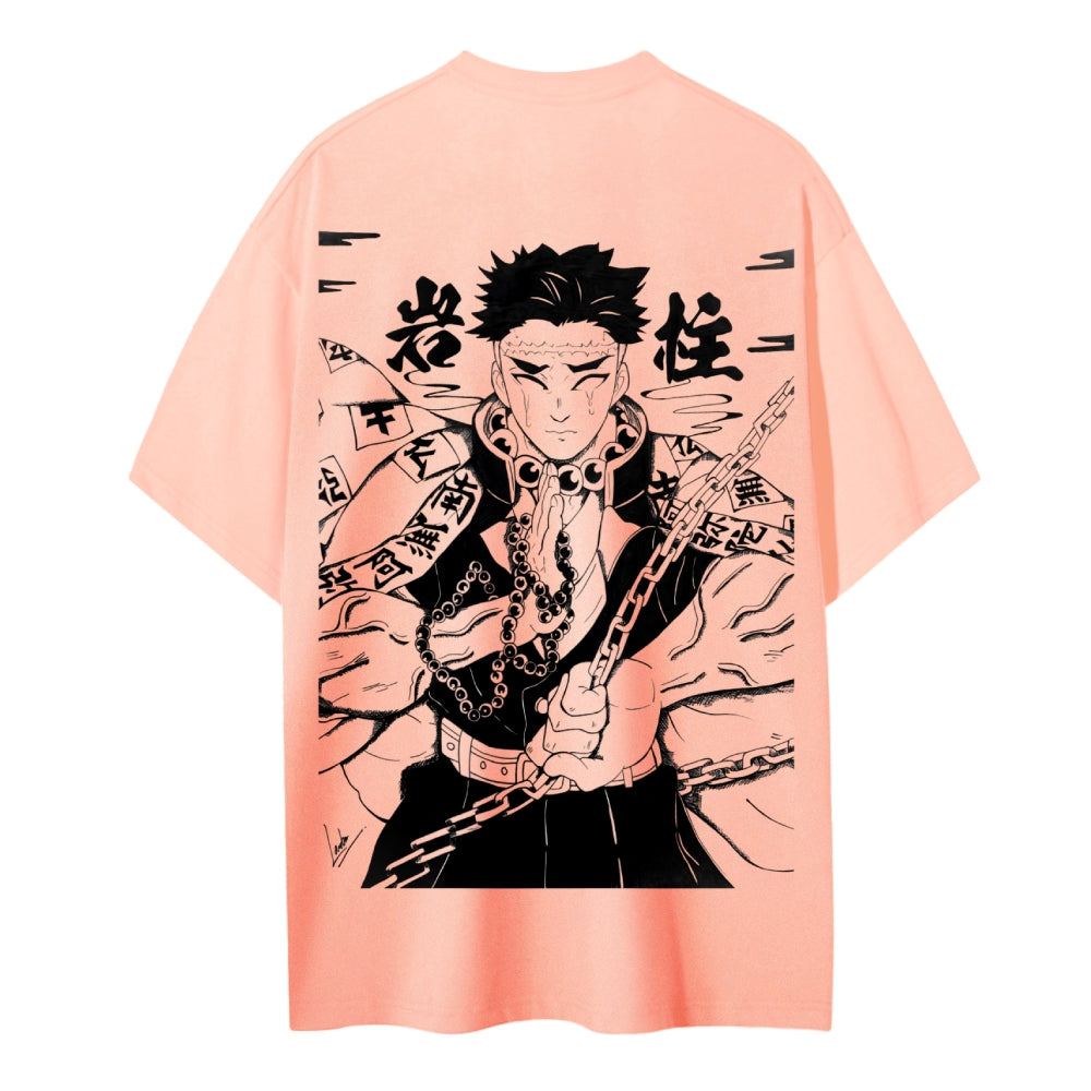 Demon Slayer: Kimetsu no Yaiba - Cotton Unisex Crew Neck Anime T-Shirt