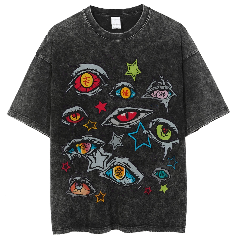 Unisex Vintage Washed T-shirt Demon Slayer