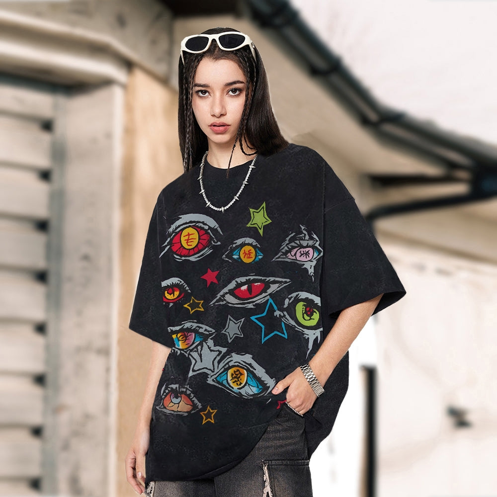 Unisex Vintage Washed T-shirt Demon Slayer