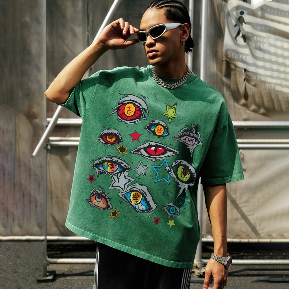 Unisex Vintage Washed T-shirt Demon Slayer