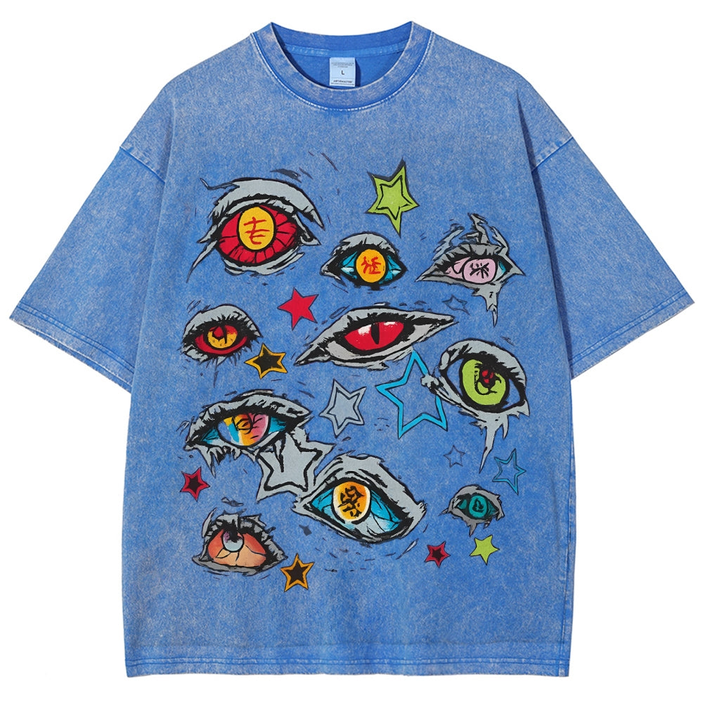 Unisex Vintage Washed T-shirt Demon Slayer