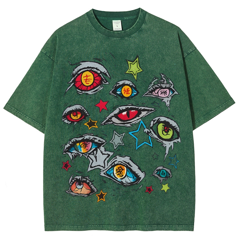 Unisex Vintage Washed T-shirt Demon Slayer