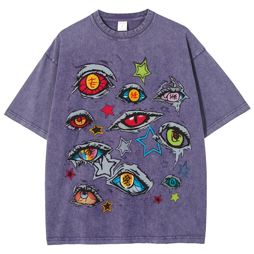 Unisex Vintage Washed T-shirt Demon Slayer