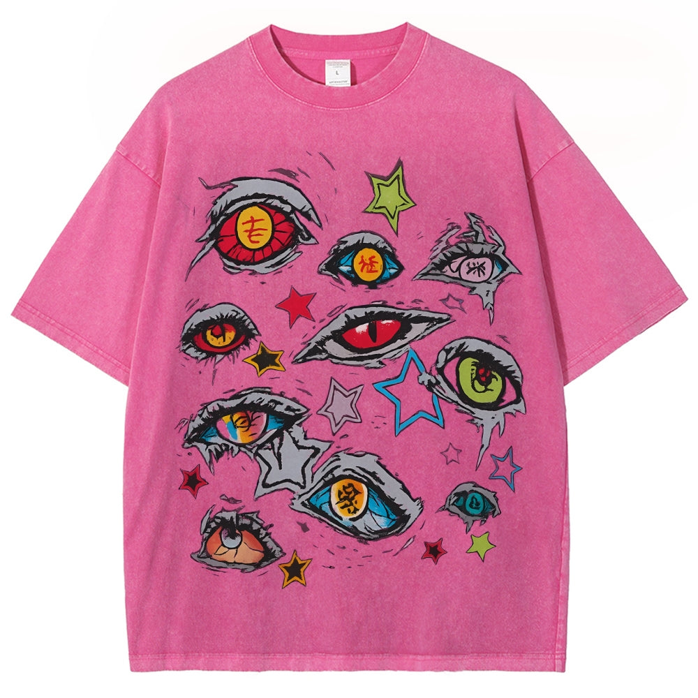 Unisex Vintage Washed T-shirt Demon Slayer