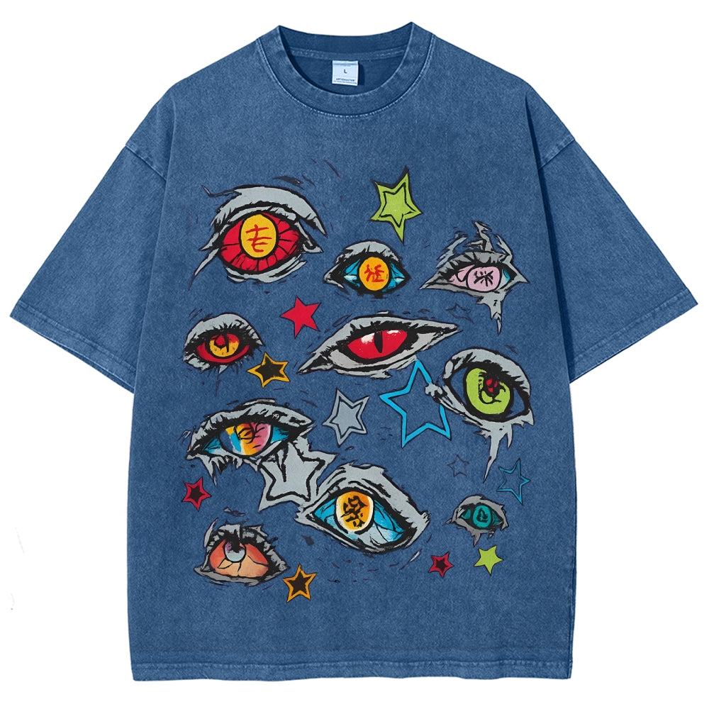 Unisex Vintage Washed T-shirt Demon Slayer