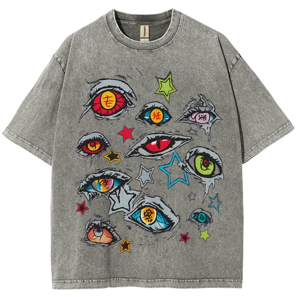 Unisex Vintage Washed T-shirt Demon Slayer
