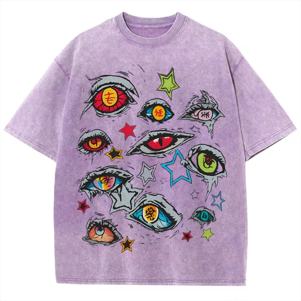 Unisex Vintage Washed T-shirt Demon Slayer
