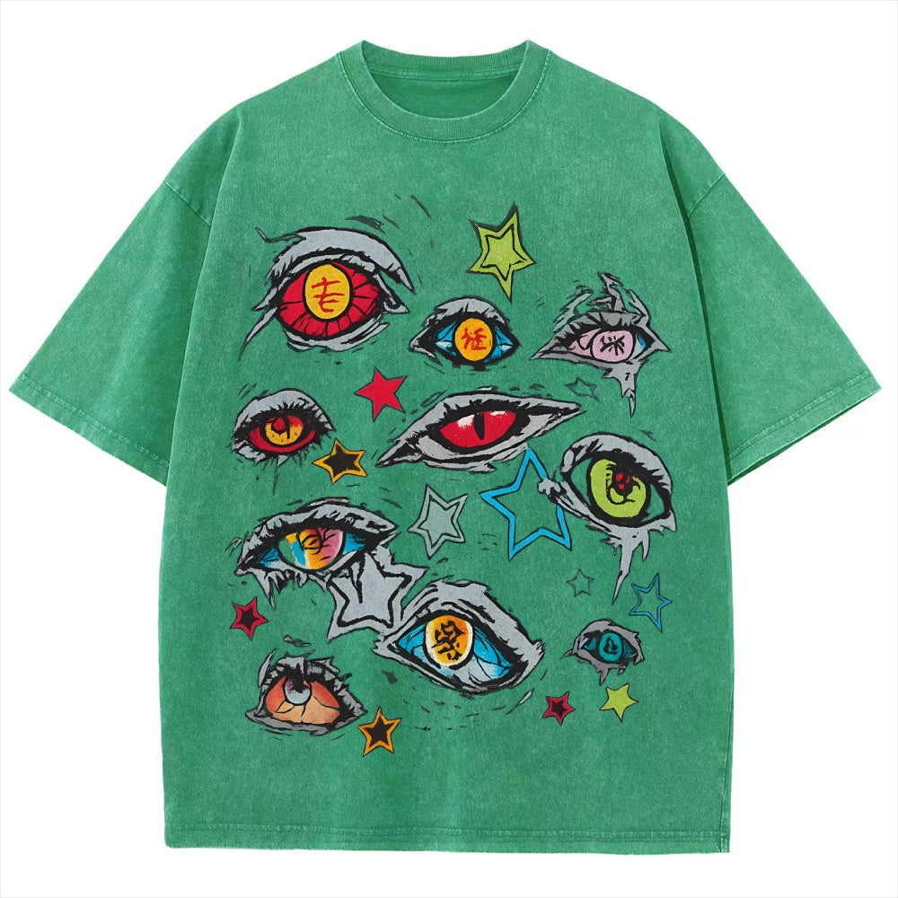 Unisex Vintage Washed T-shirt Demon Slayer