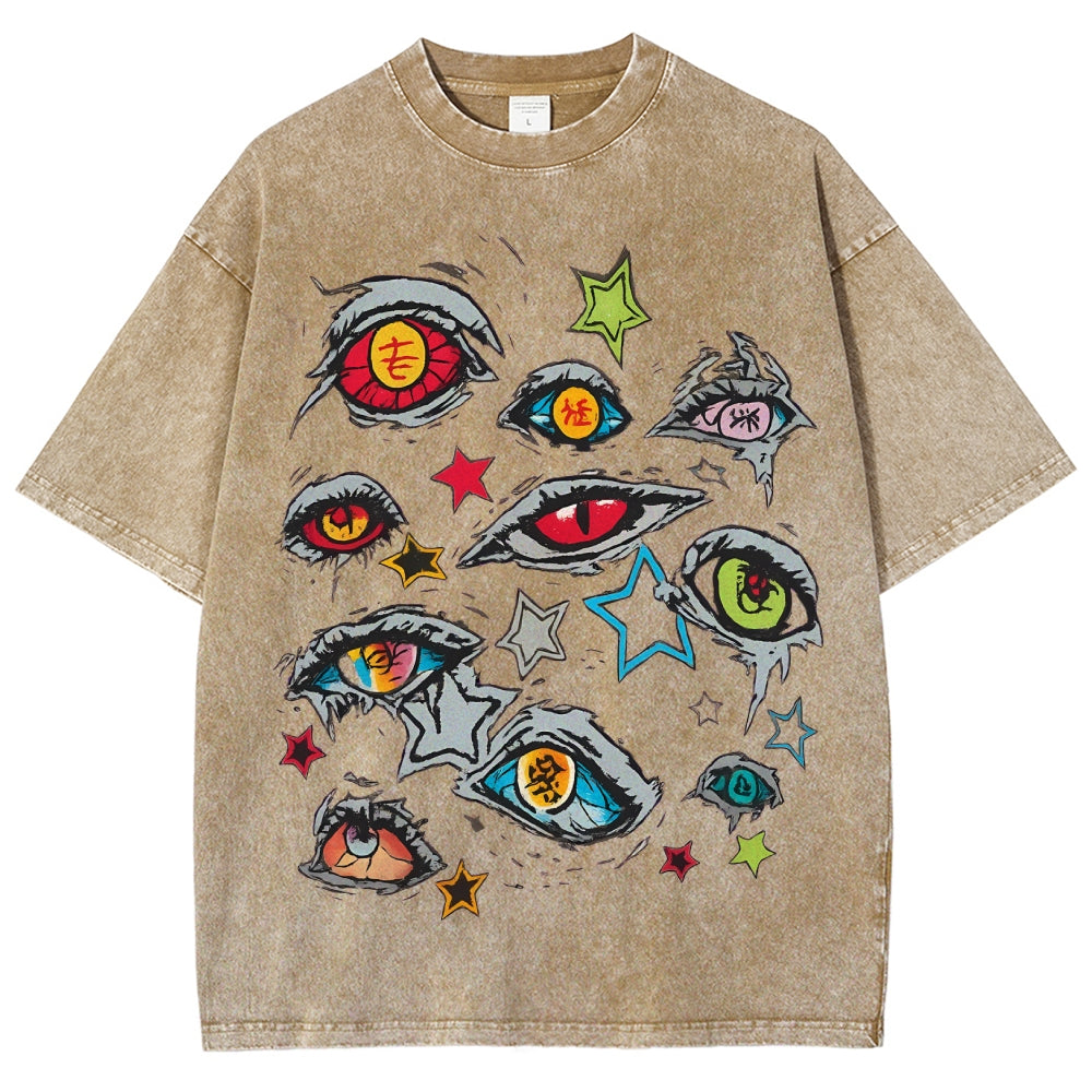 Unisex Vintage Washed T-shirt Demon Slayer