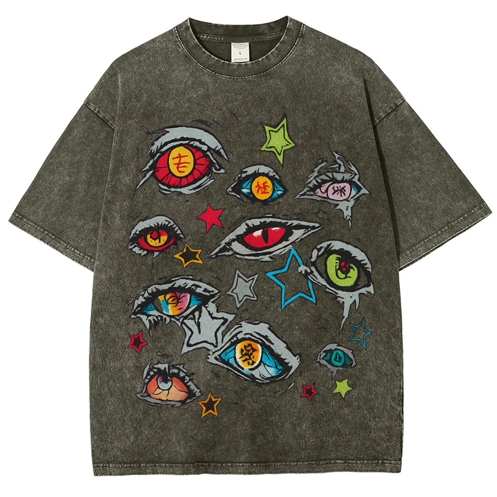 Unisex Vintage Washed T-shirt Demon Slayer