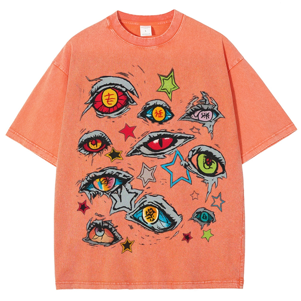 Unisex Vintage Washed T-shirt Demon Slayer