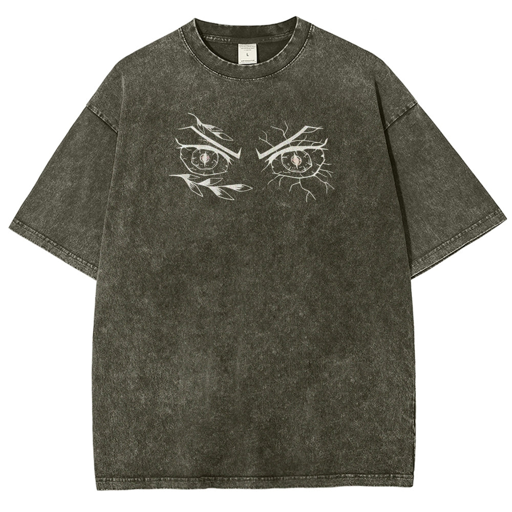 Unisex Fit Washed T-Shirt Demon Slayer