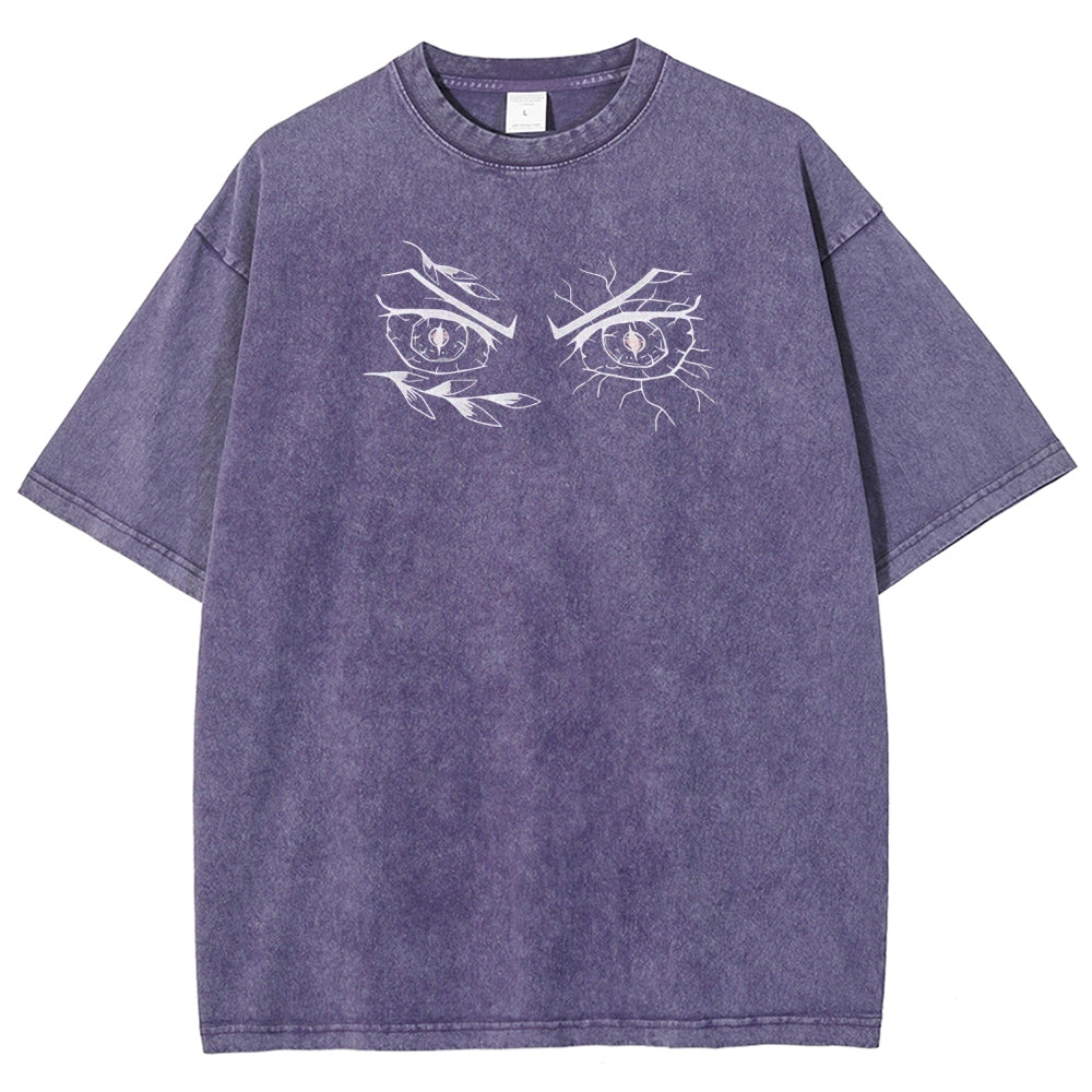 Unisex Fit Washed T-Shirt Demon Slayer