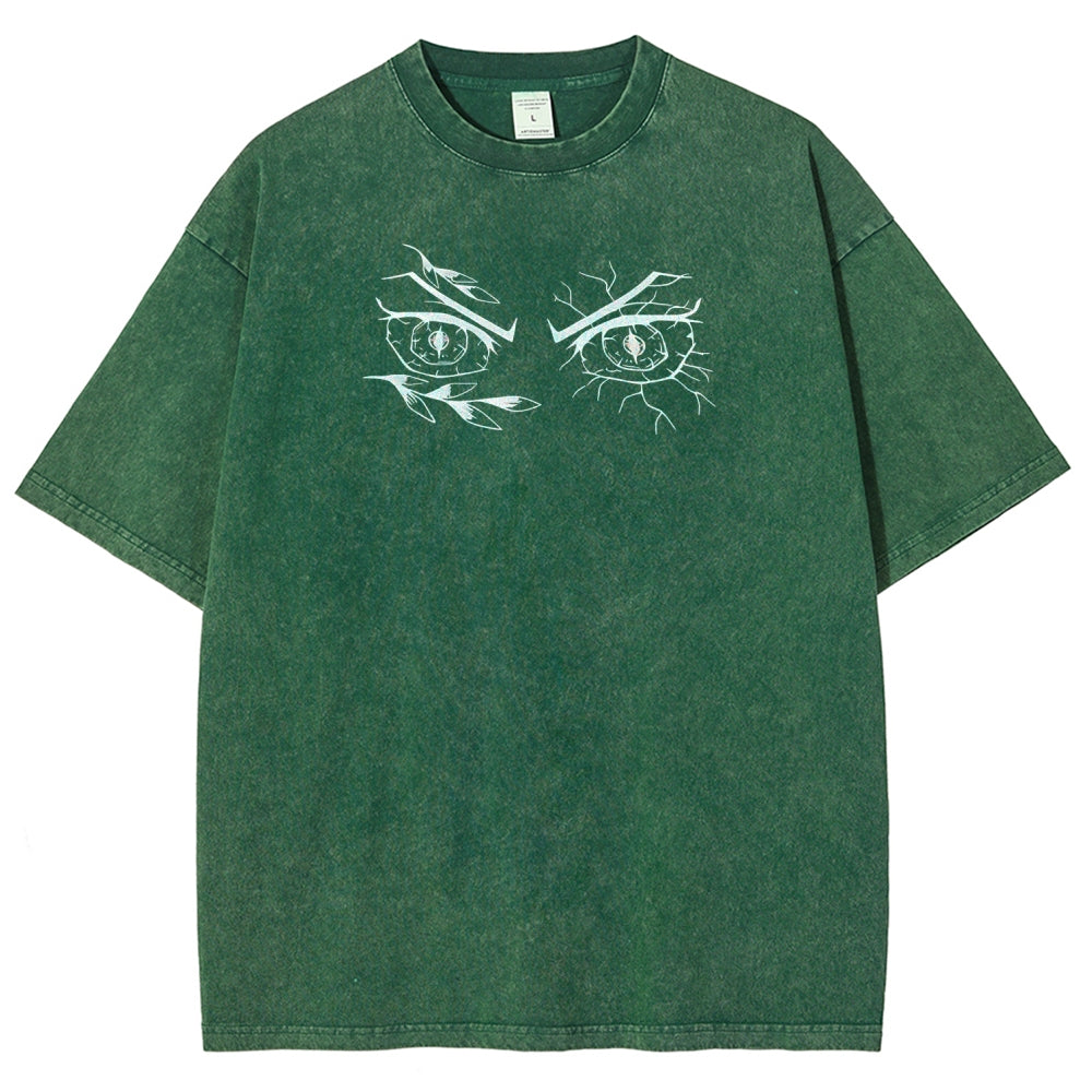 Unisex Fit Washed T-Shirt Demon Slayer