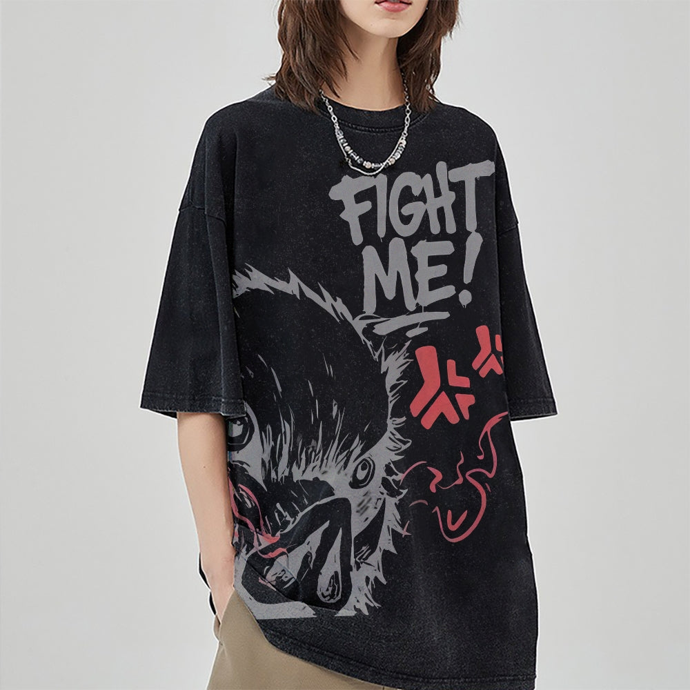 Vintage Oversized T-Shirt Demon Slayer