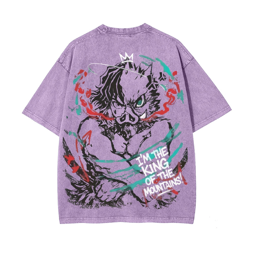 Vintage Oversized T-Shirt Demon Slayer