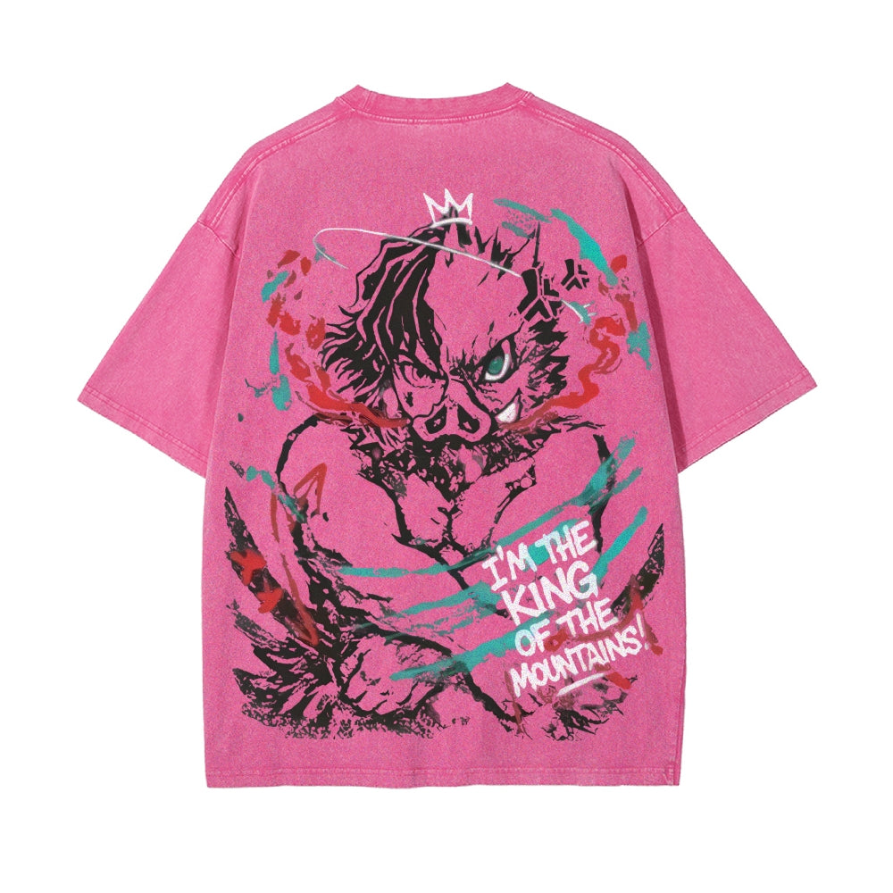 Vintage Oversized T-Shirt Demon Slayer