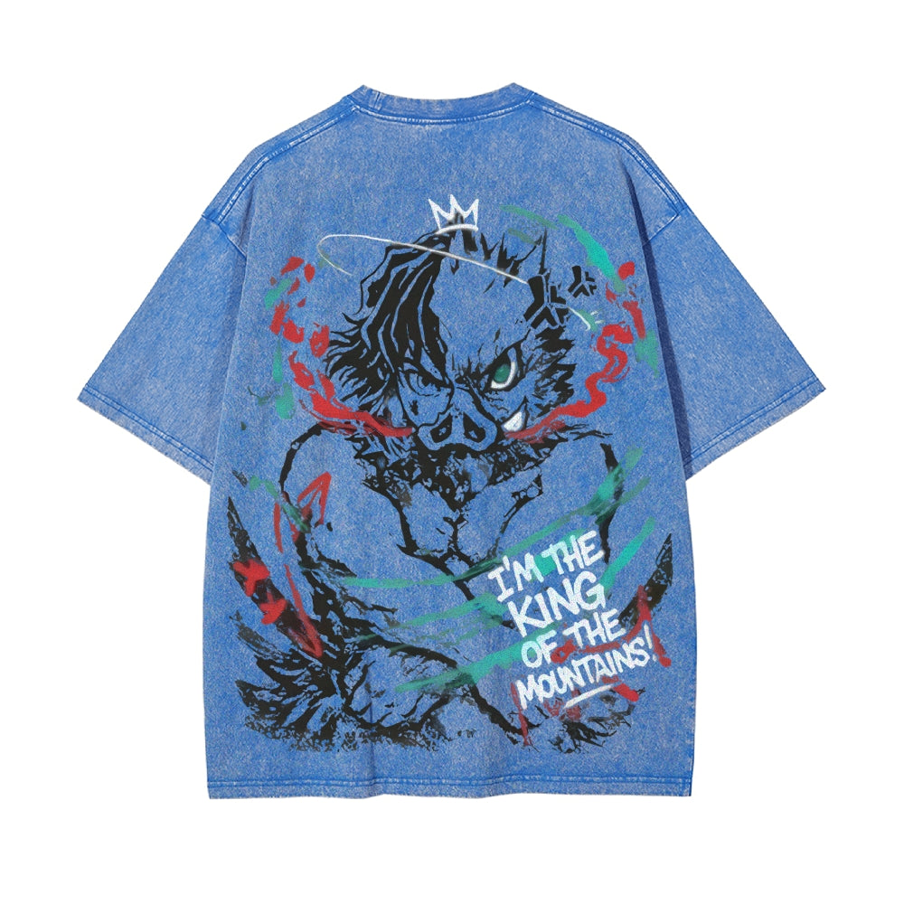 Vintage Oversized T-Shirt Demon Slayer