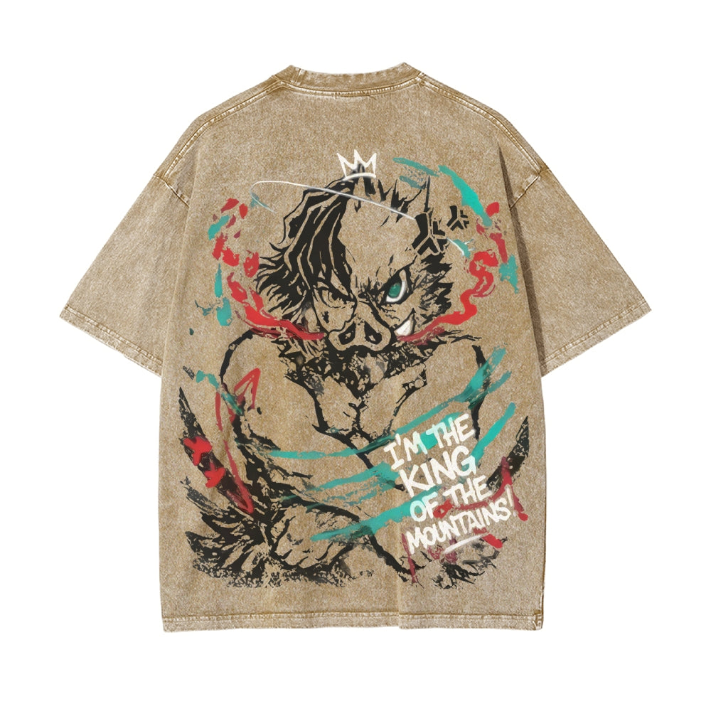 Vintage Oversized T-Shirt Demon Slayer