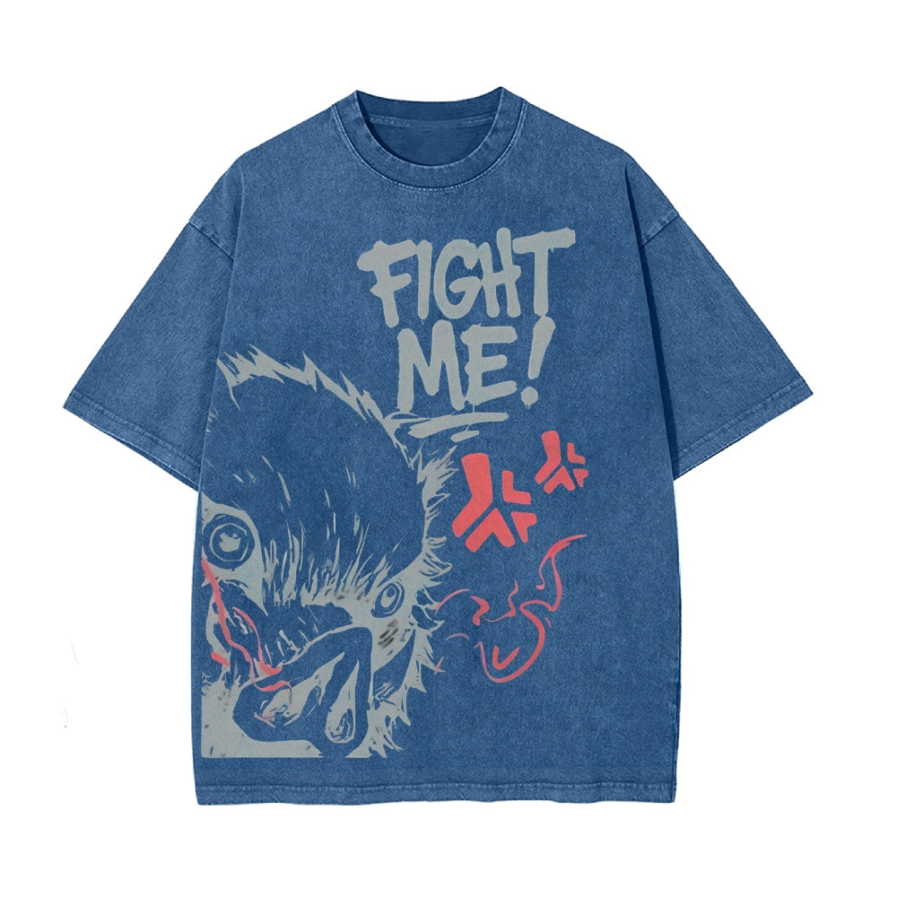 Vintage Oversized T-Shirt Demon Slayer