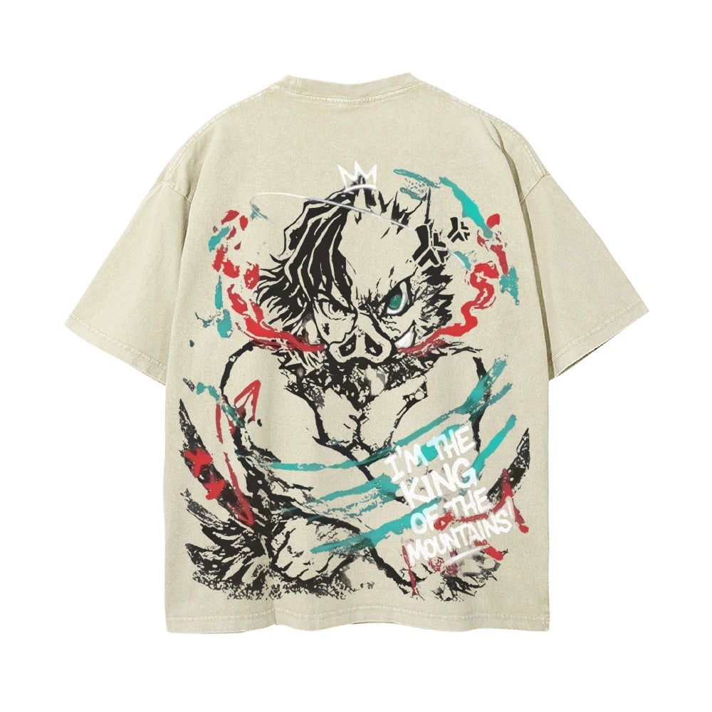 Vintage Oversized T-Shirt Demon Slayer