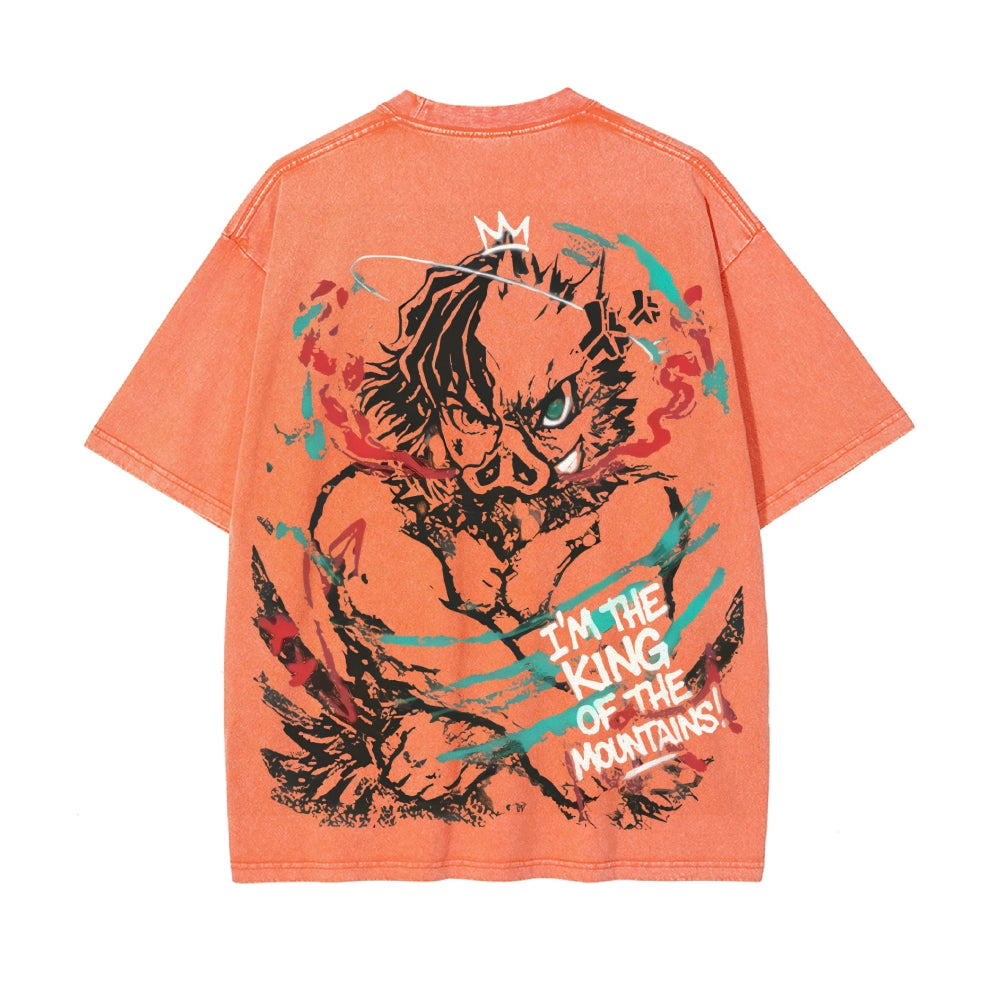 Vintage Oversized T-Shirt Demon Slayer