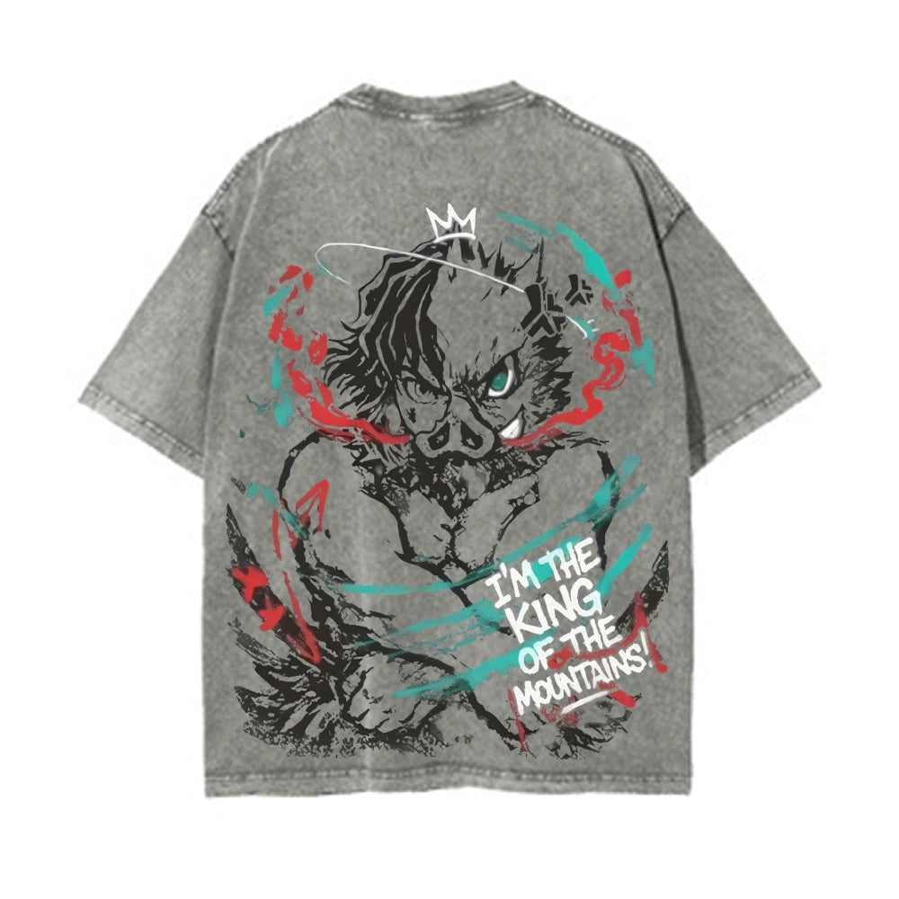 Vintage Oversized T-Shirt Demon Slayer