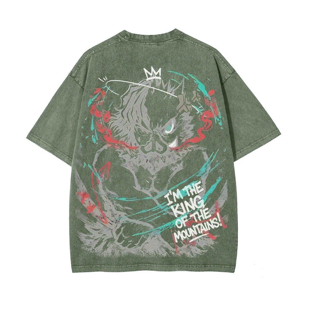 Vintage Oversized T-Shirt Demon Slayer