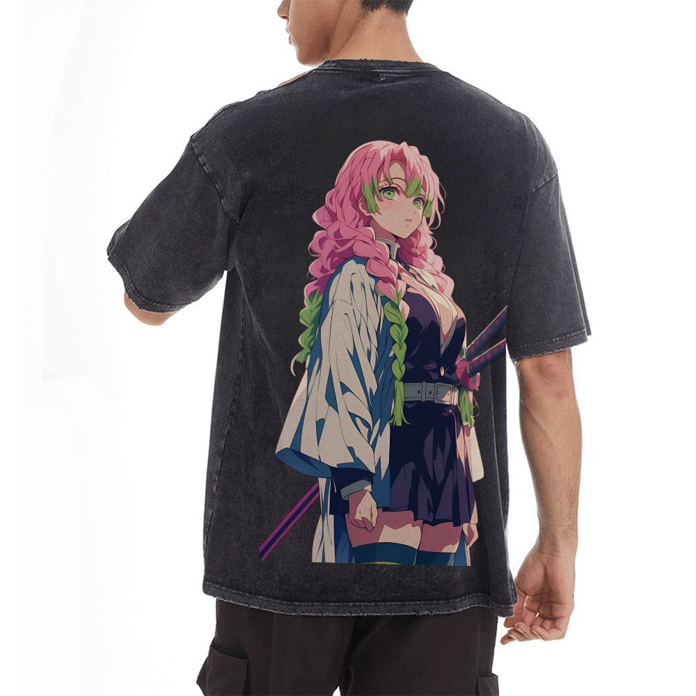Vintage Oversized T-Shirt Demon Slayer