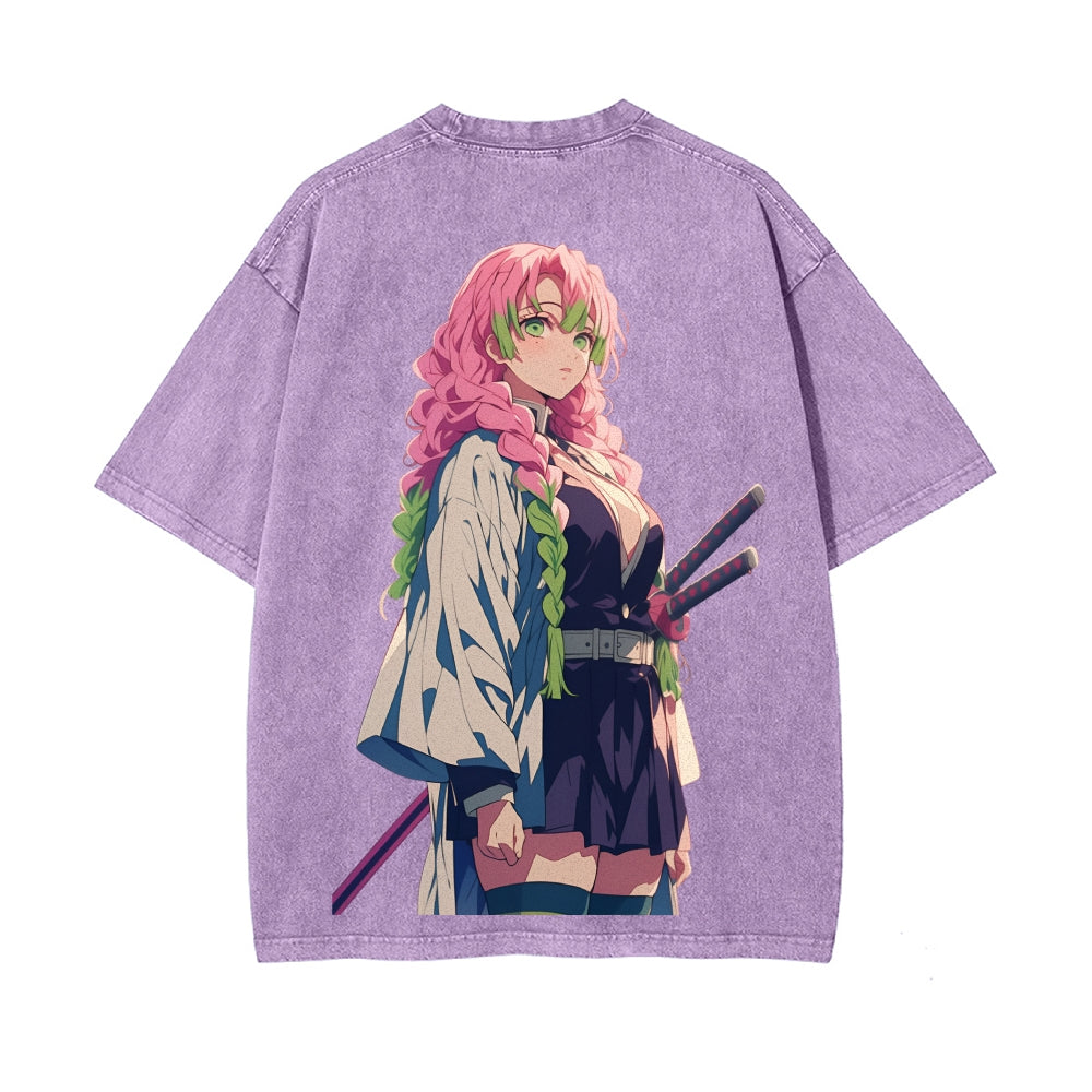 Vintage Oversized T-Shirt Demon Slayer