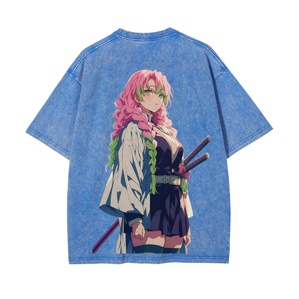 Vintage Oversized T-Shirt Demon Slayer