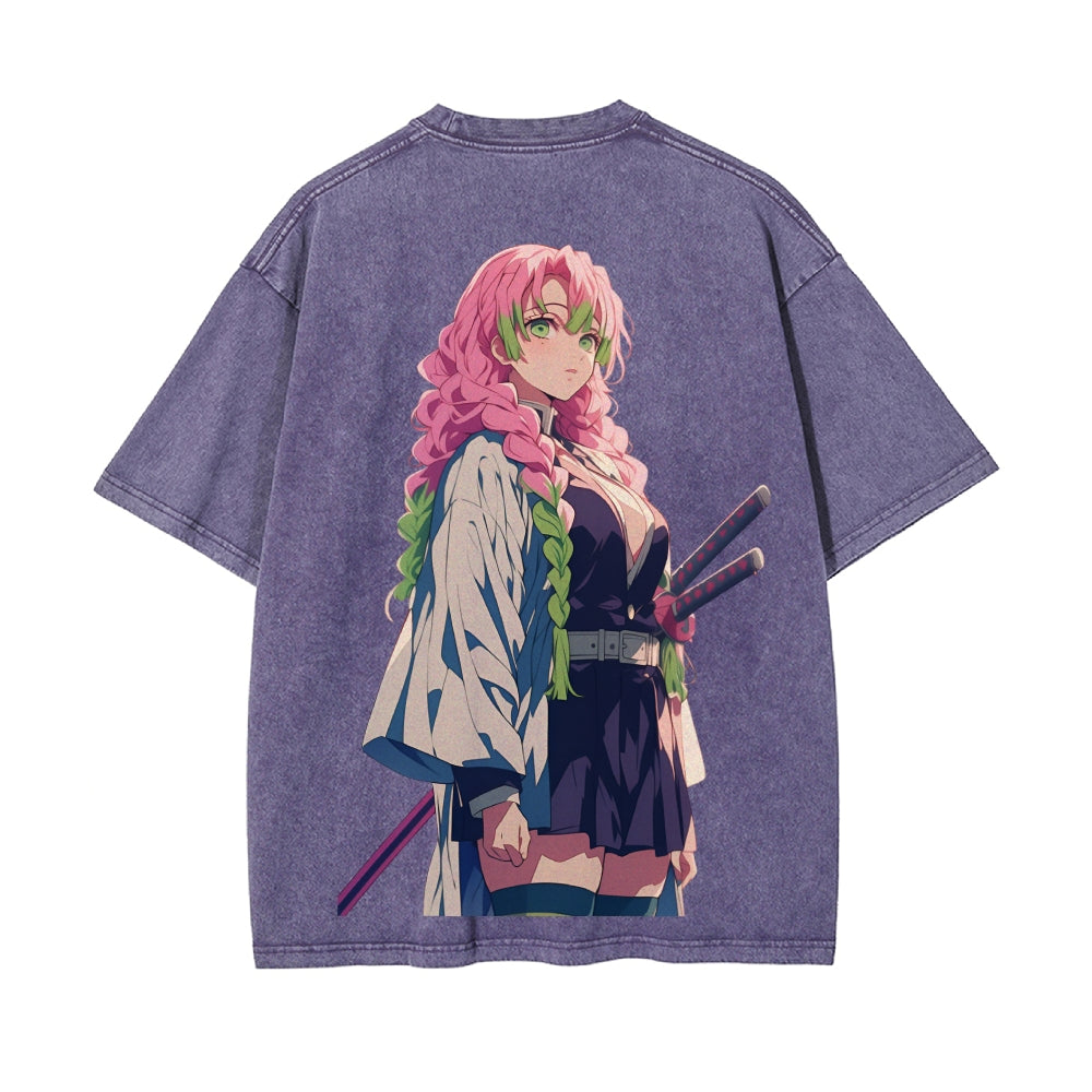 Vintage Oversized T-Shirt Demon Slayer