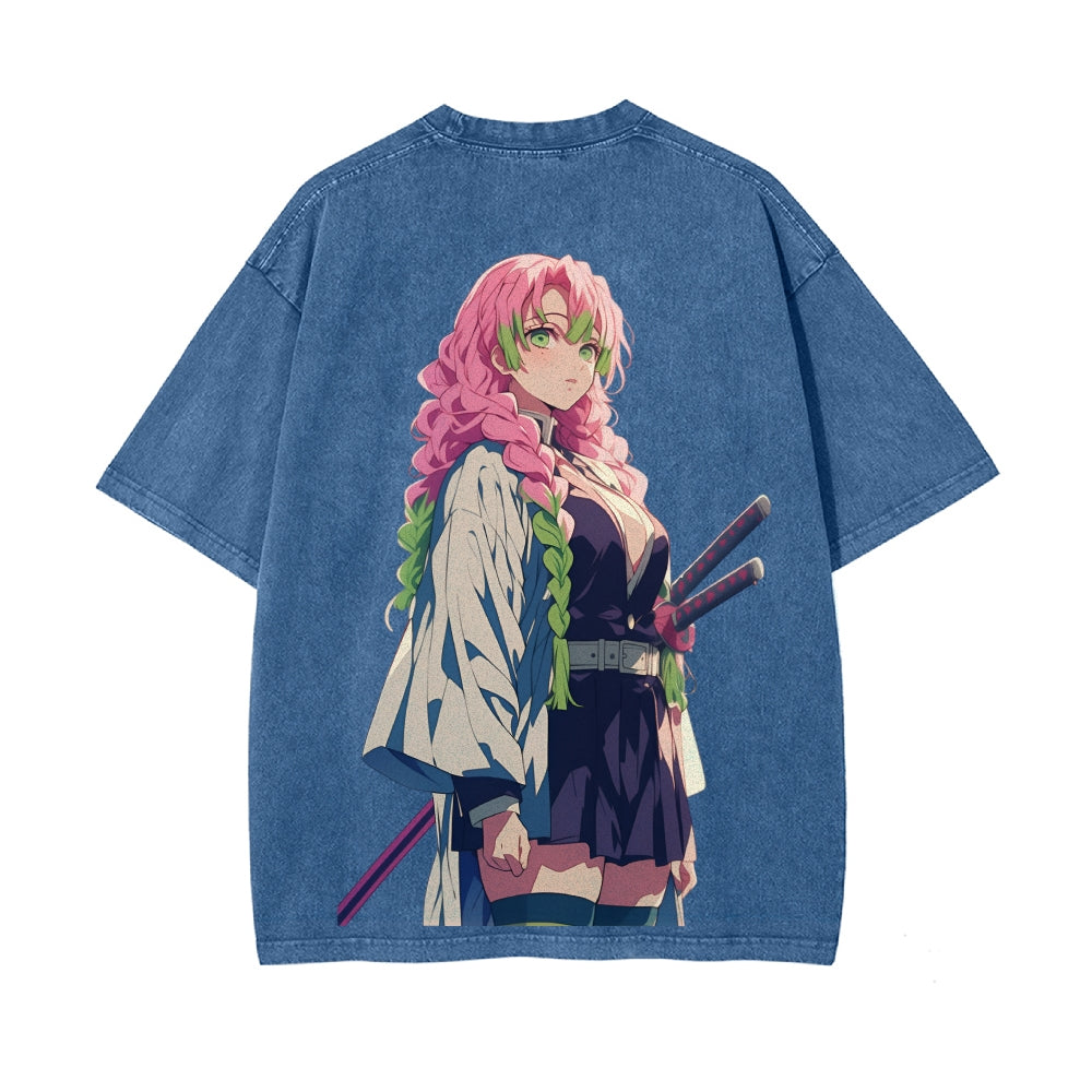 Vintage Oversized T-Shirt Demon Slayer